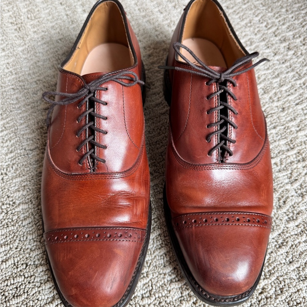 Allen Edmonds Brown Oxford Dress Shoes